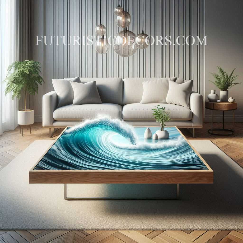 Ocean Waves Table