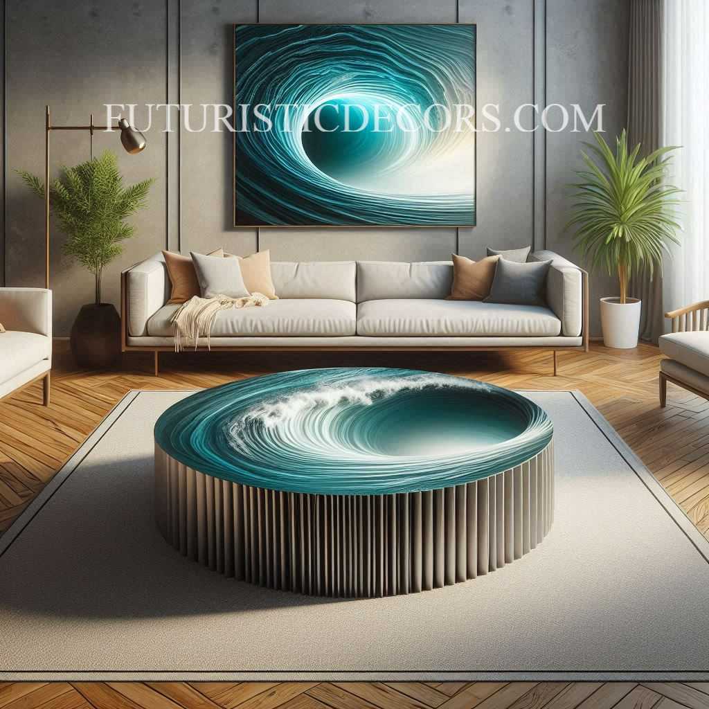 Ocean Waves Table