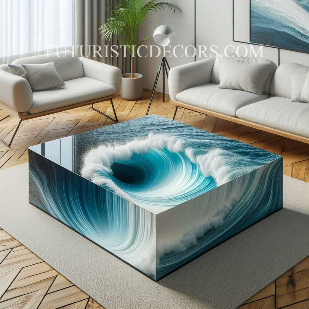 Ocean Waves Table