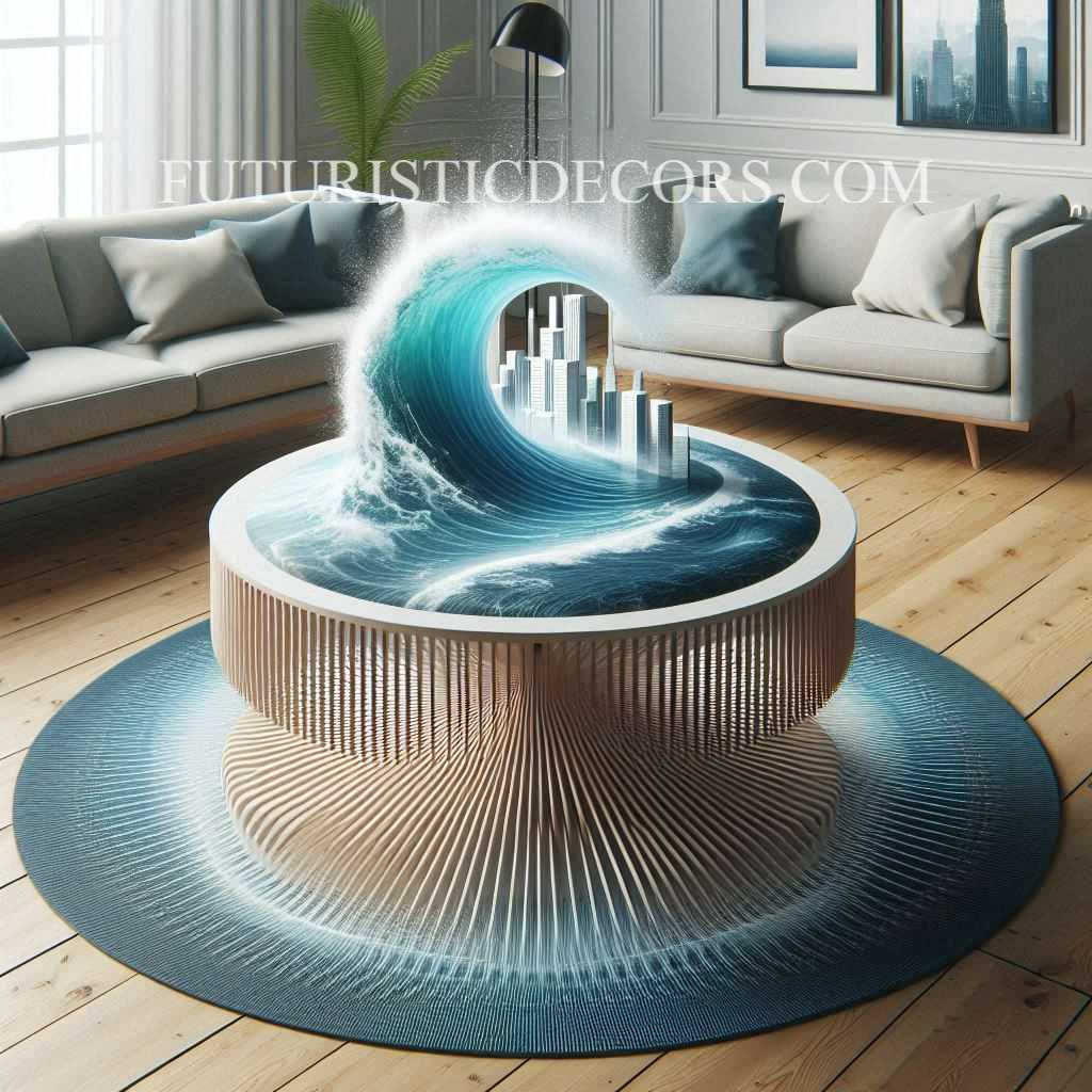 Ocean Waves Table