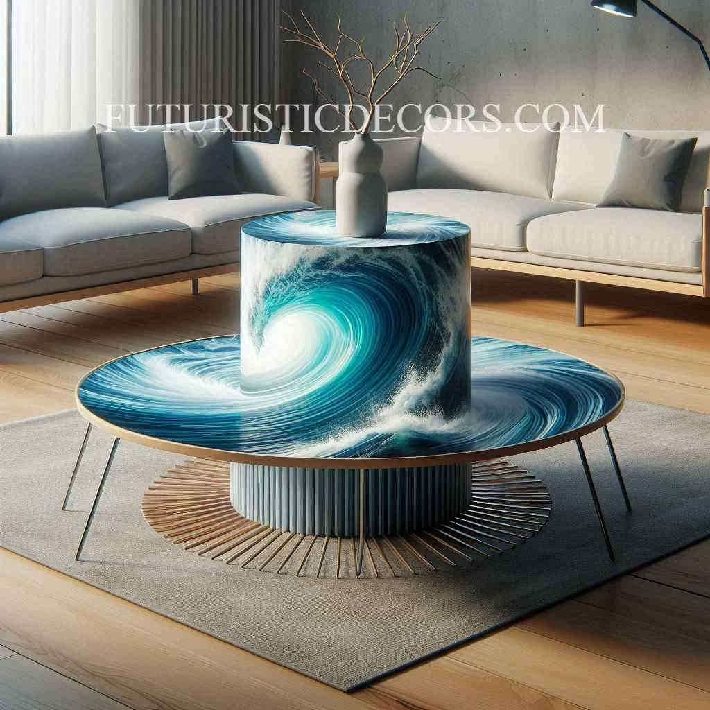 Ocean Waves Table