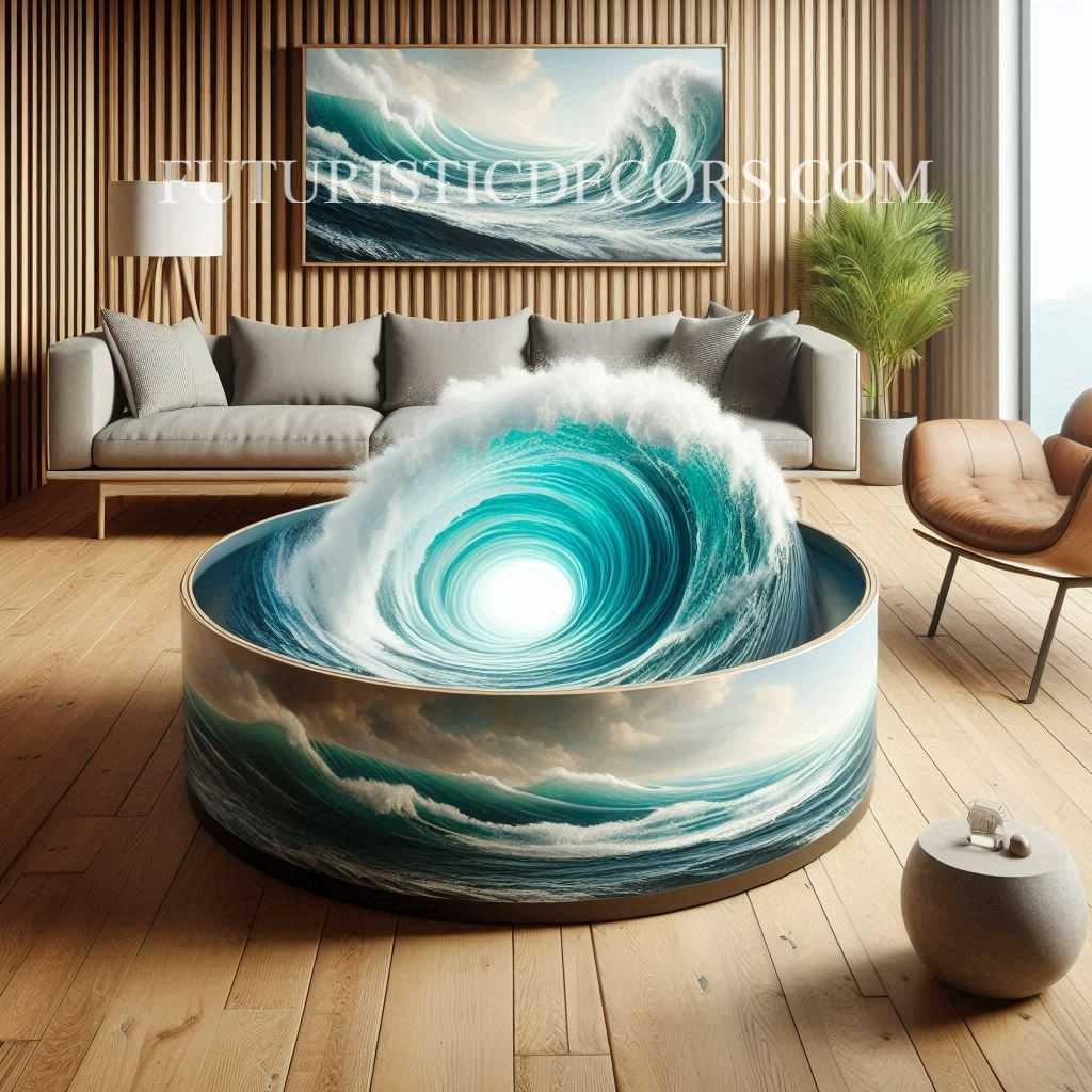 Ocean Waves Table