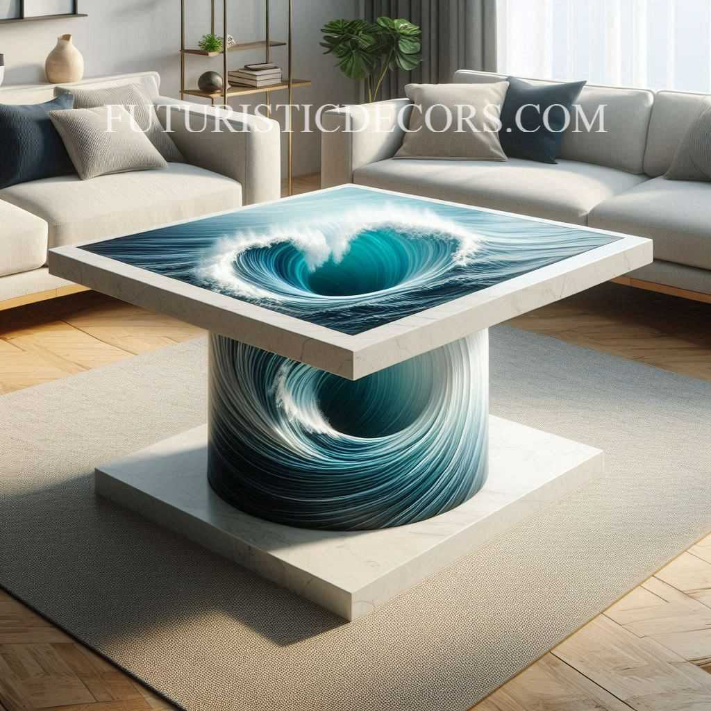 Ocean Waves Table