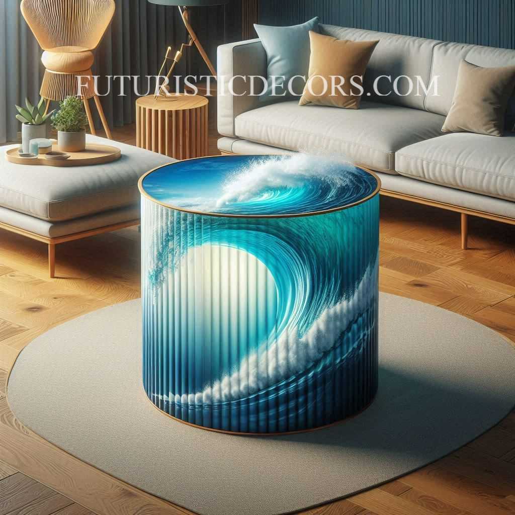 Ocean Waves Table