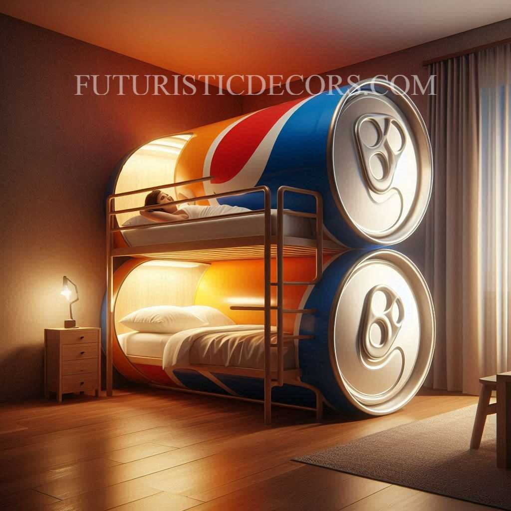 Pepsi Can Bunk Beds