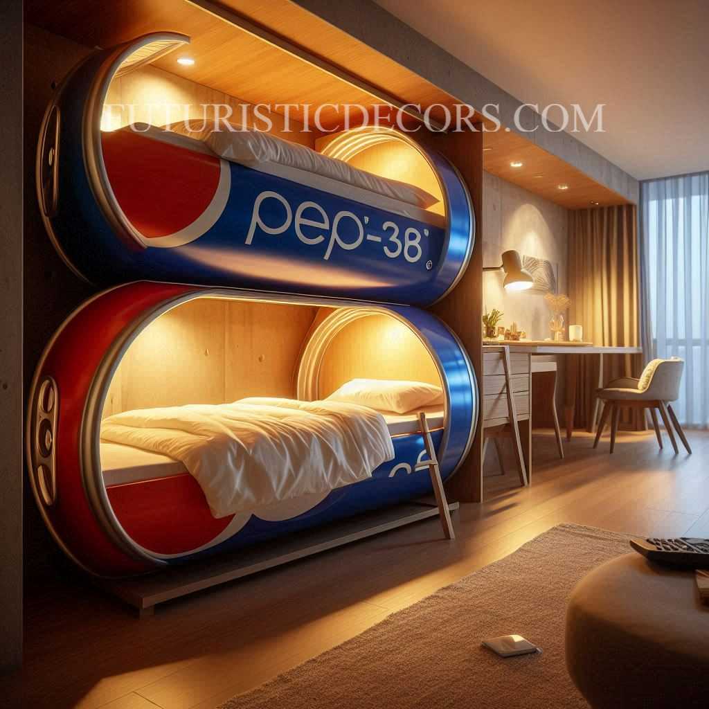 Pepsi Can Bunk Beds