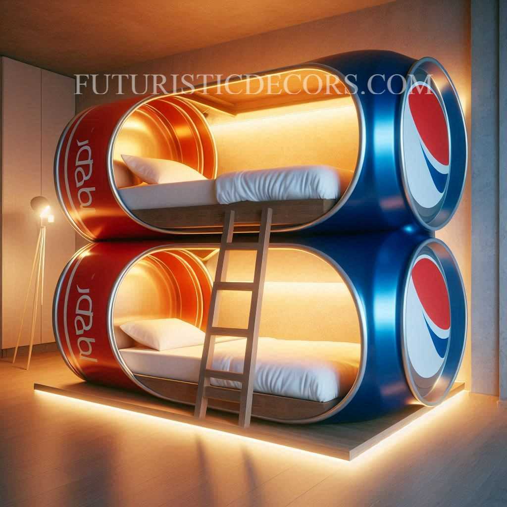 Pepsi Can Bunk Beds