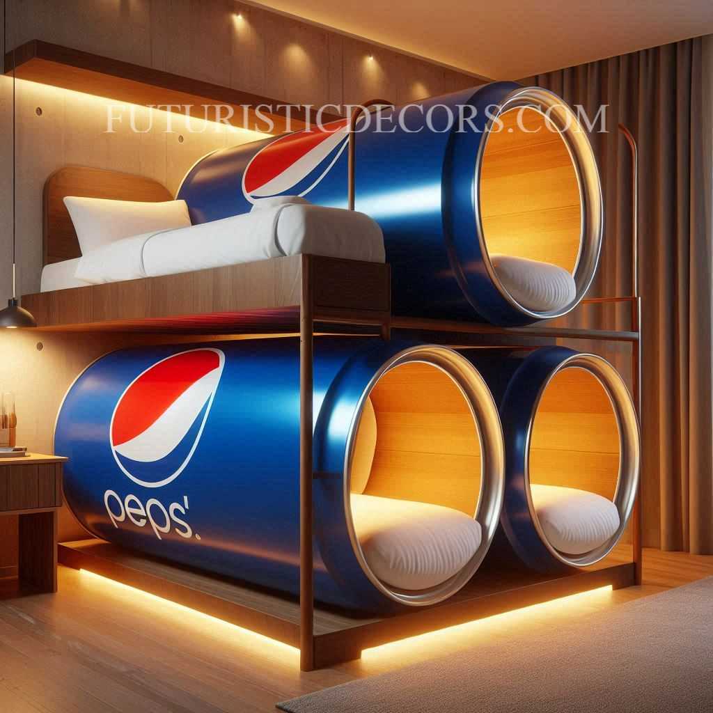 Pepsi Can Bunk Beds