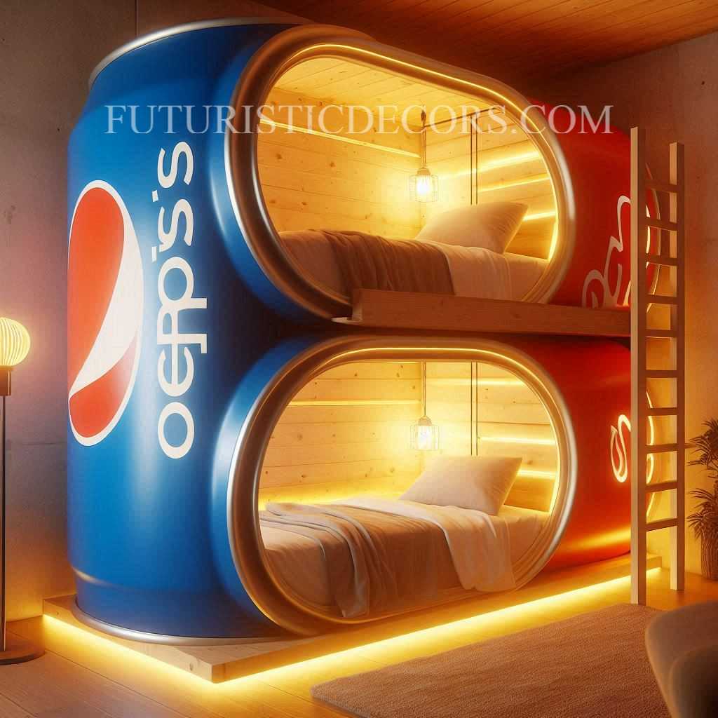 Pepsi Can Bunk Beds