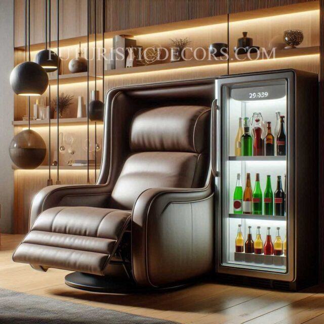 Recliners Attached Fridges