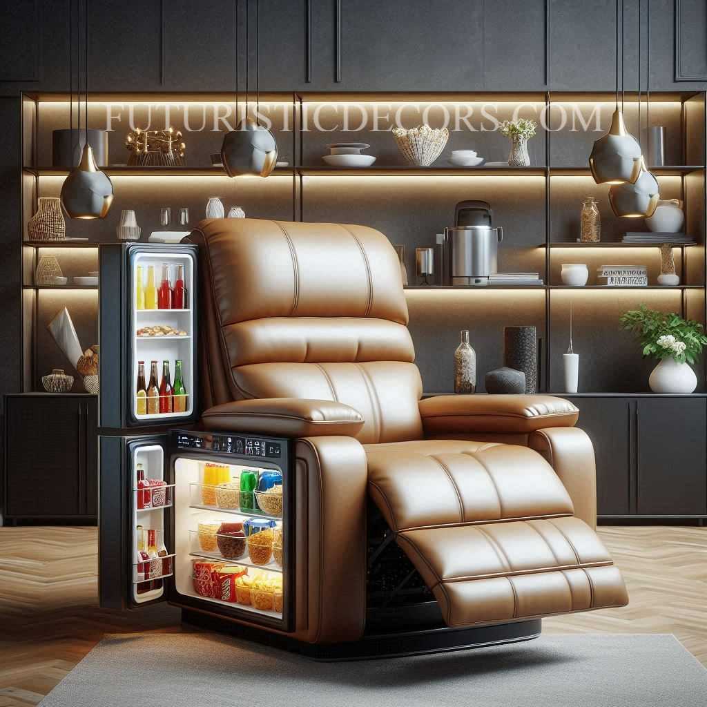 Recliners Attached Fridges