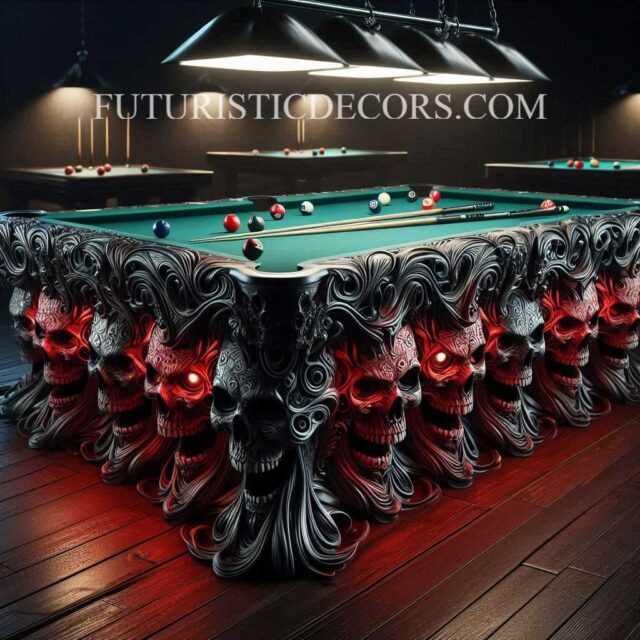 Skull Pool Table