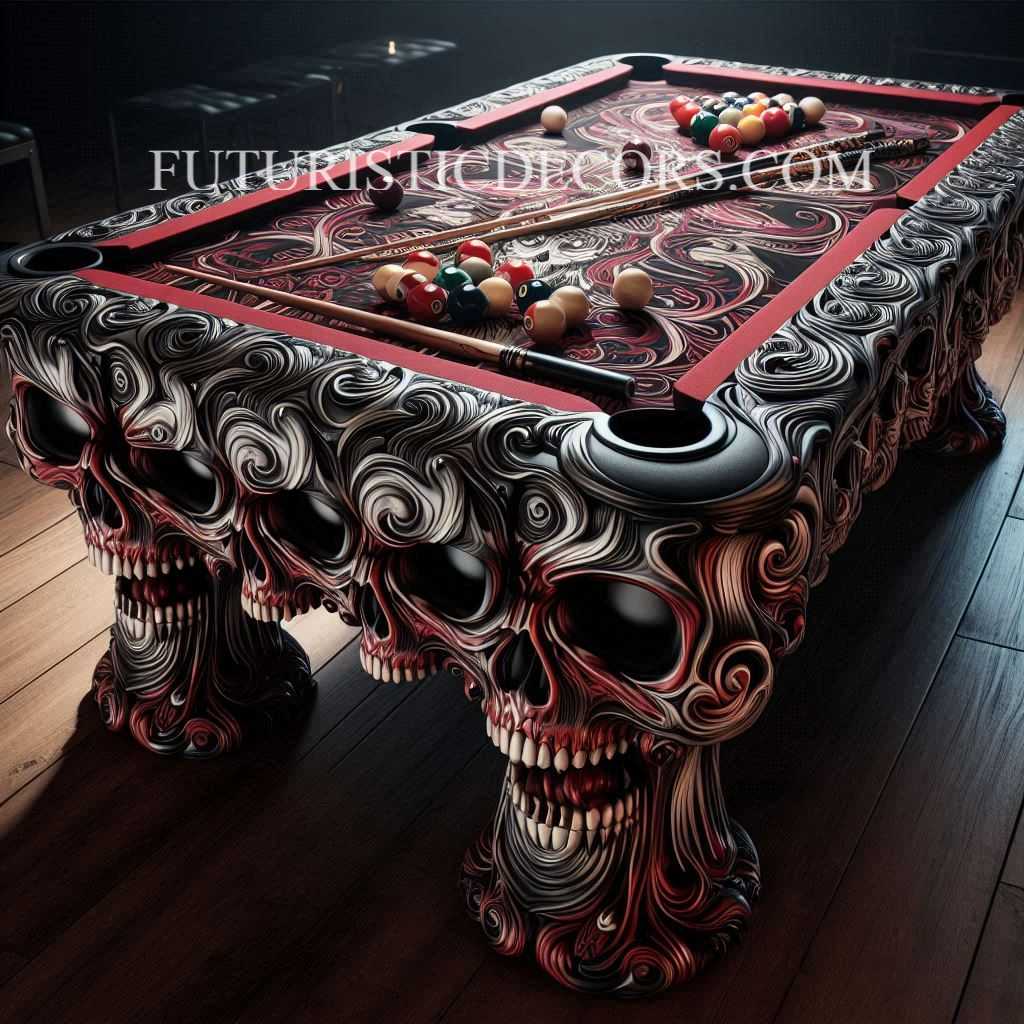 Skull Pool Table