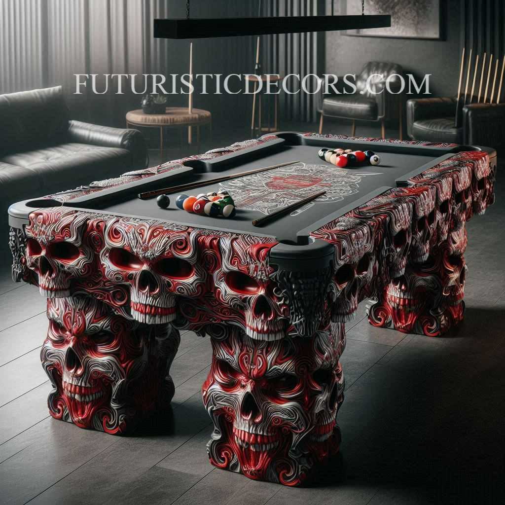 Skull Pool Table