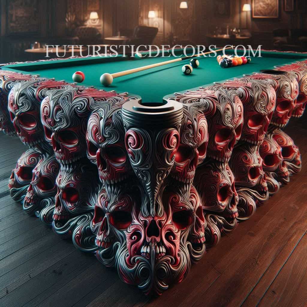 Skull Pool Table