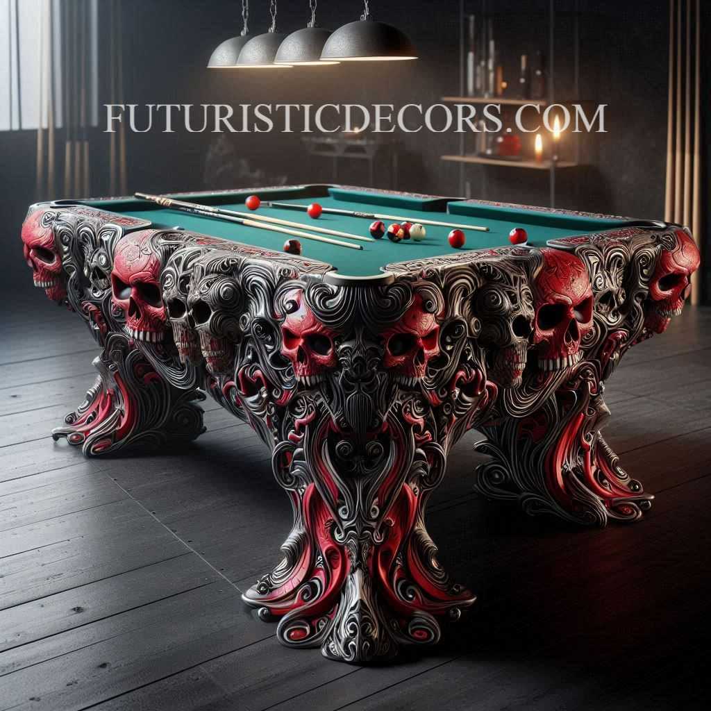 Skull Pool Table