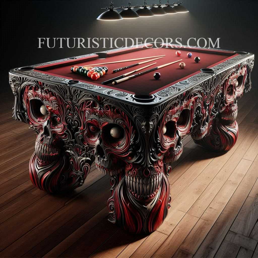 Skull Pool Table