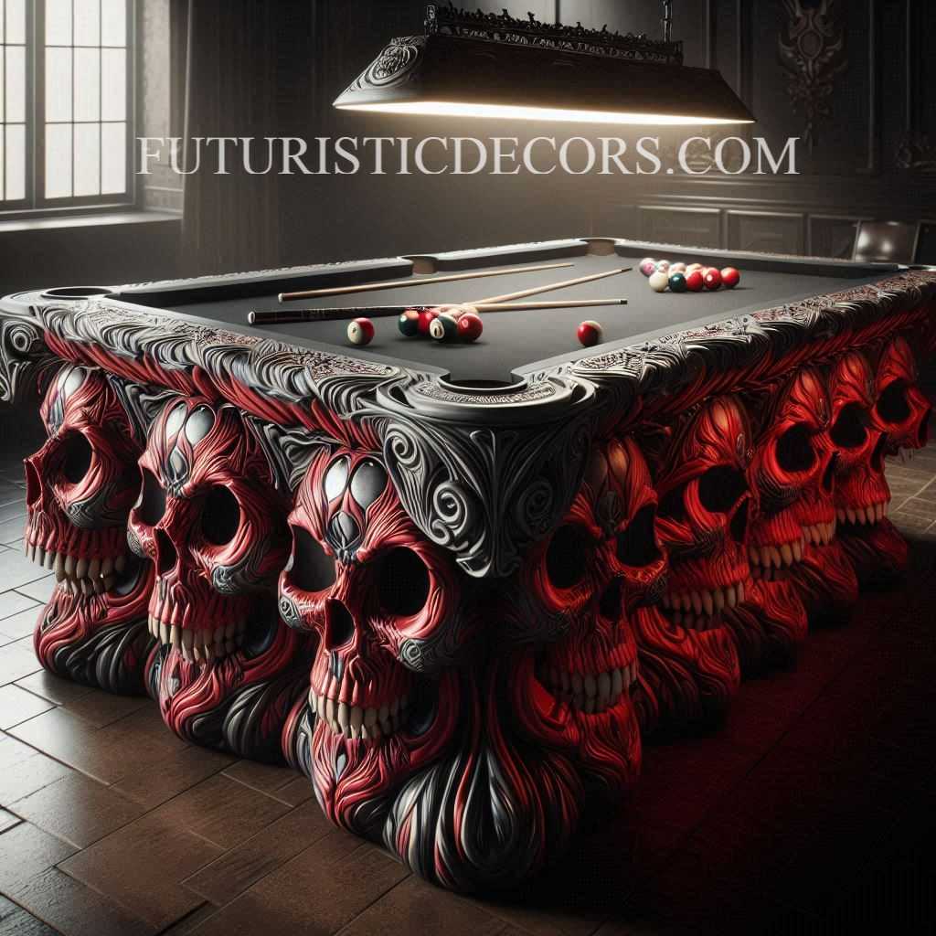 Skull Pool Table