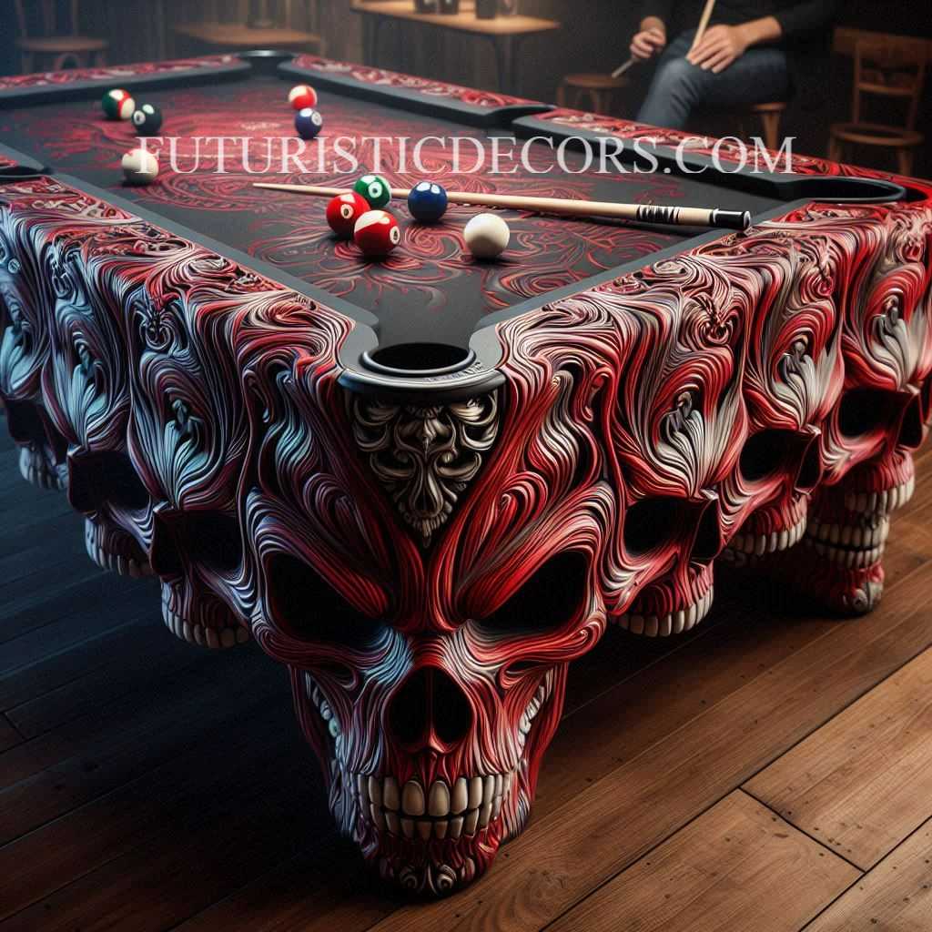 Skull Pool Table