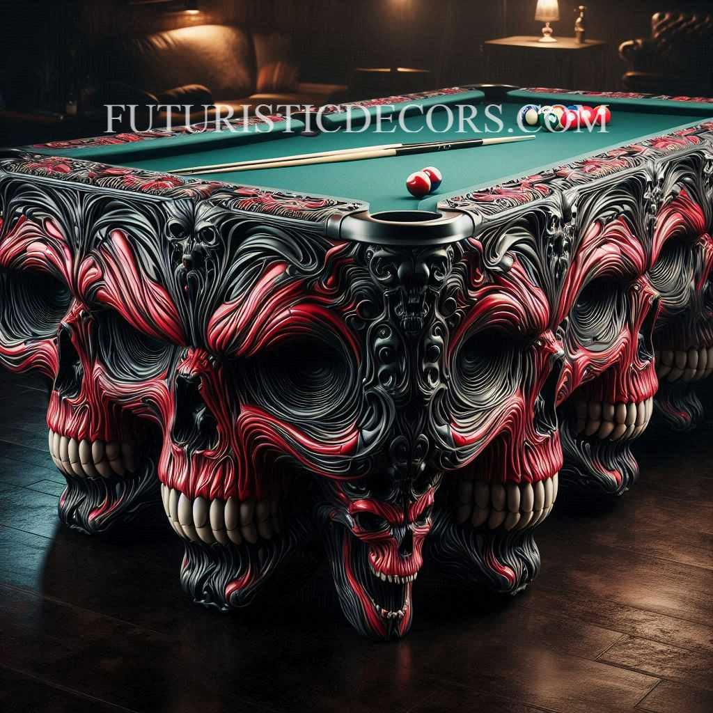 Skull Pool Table