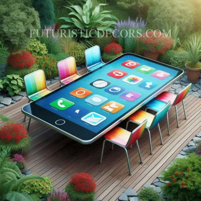 Smartphone Shaped Patio Sets