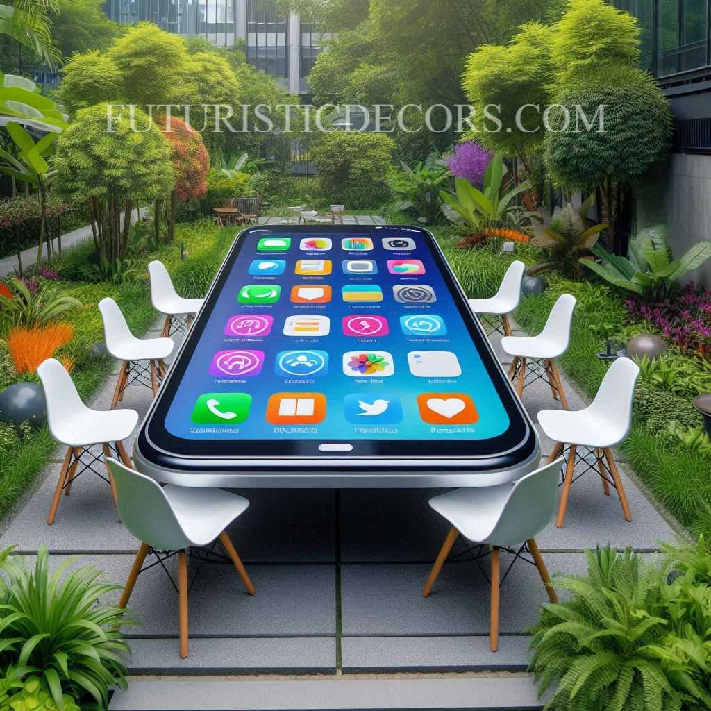 Smartphone Shaped Patio Sets