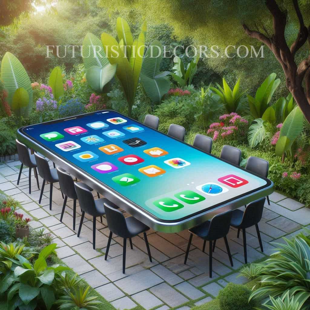 Smartphone Shaped Patio Sets