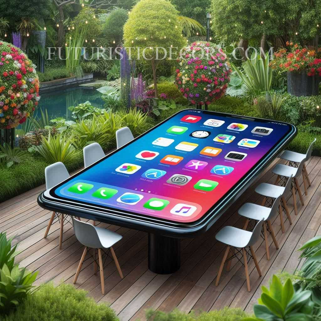 Smartphone Shaped Patio Sets