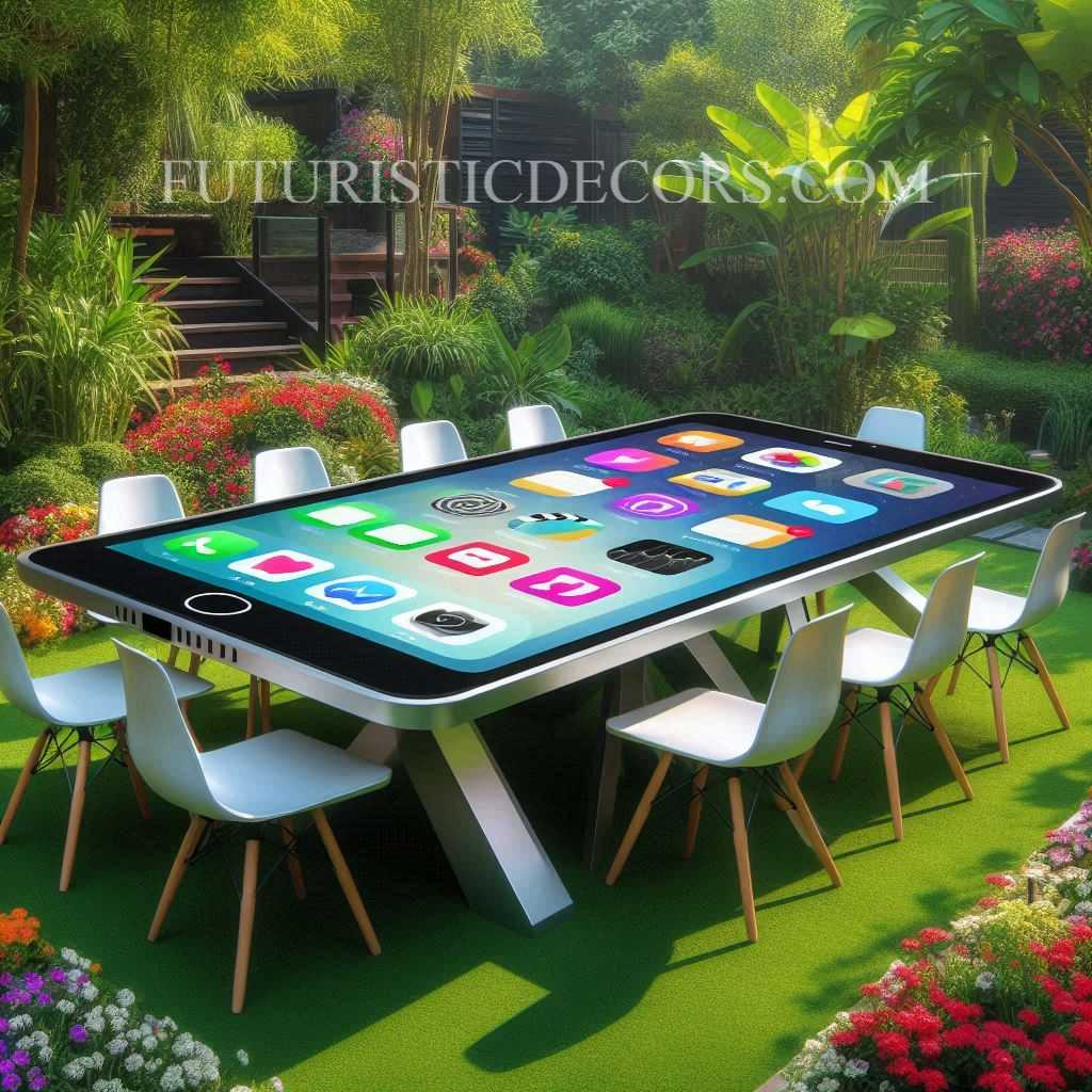 Smartphone Shaped Patio Sets