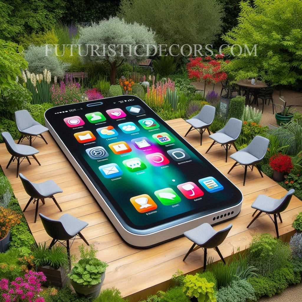 Smartphone Shaped Patio Sets