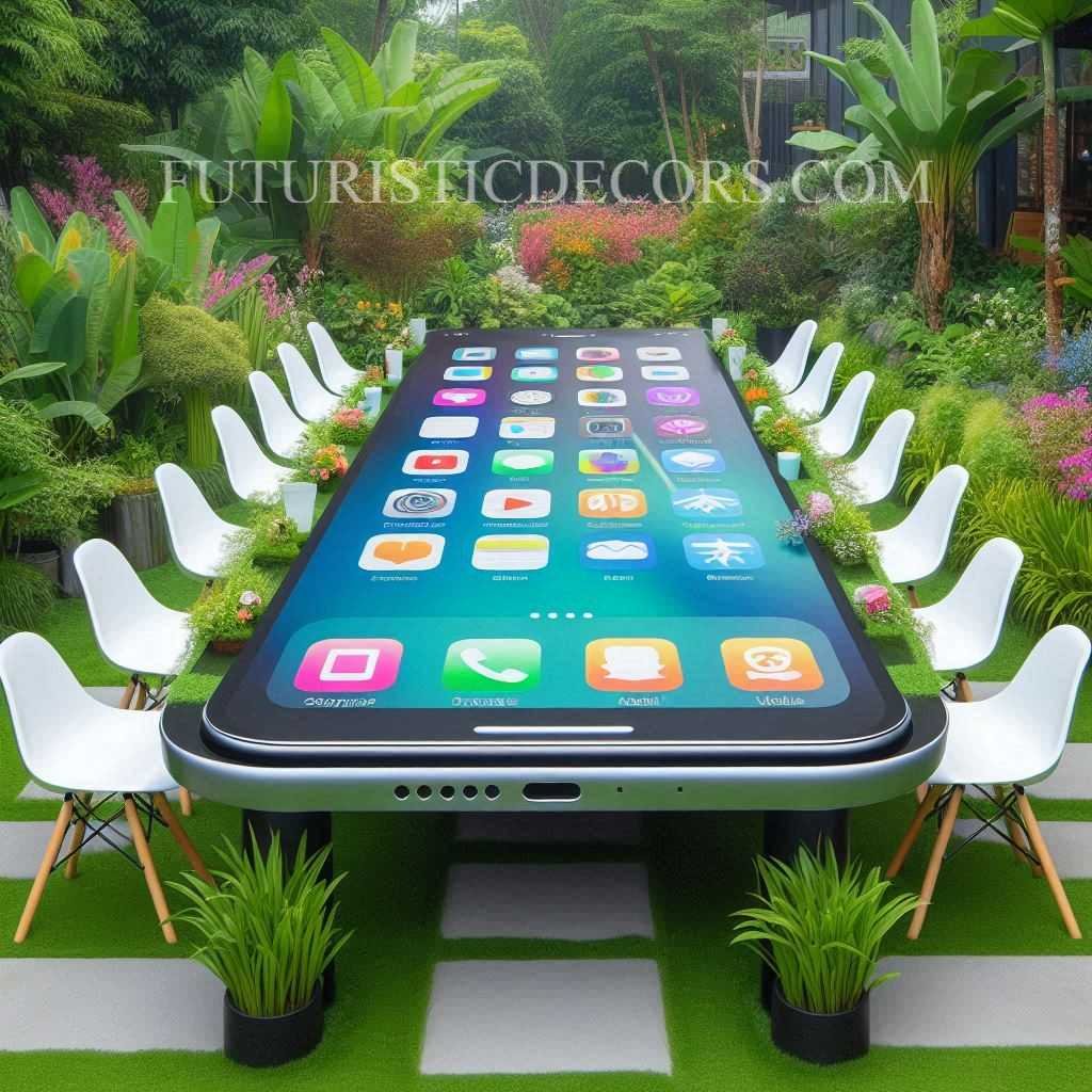 Smartphone Shaped Patio Sets