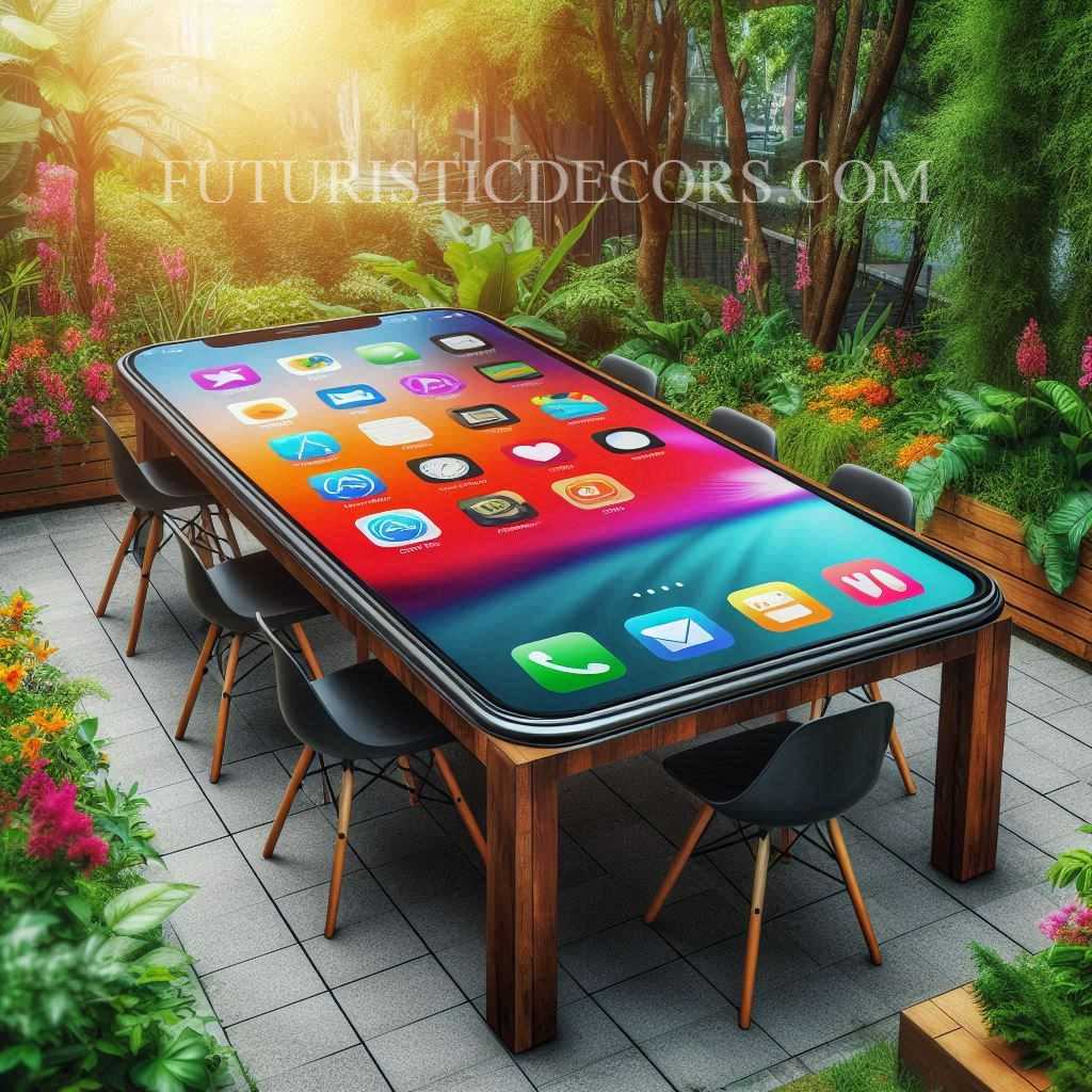 Smartphone Shaped Patio Sets