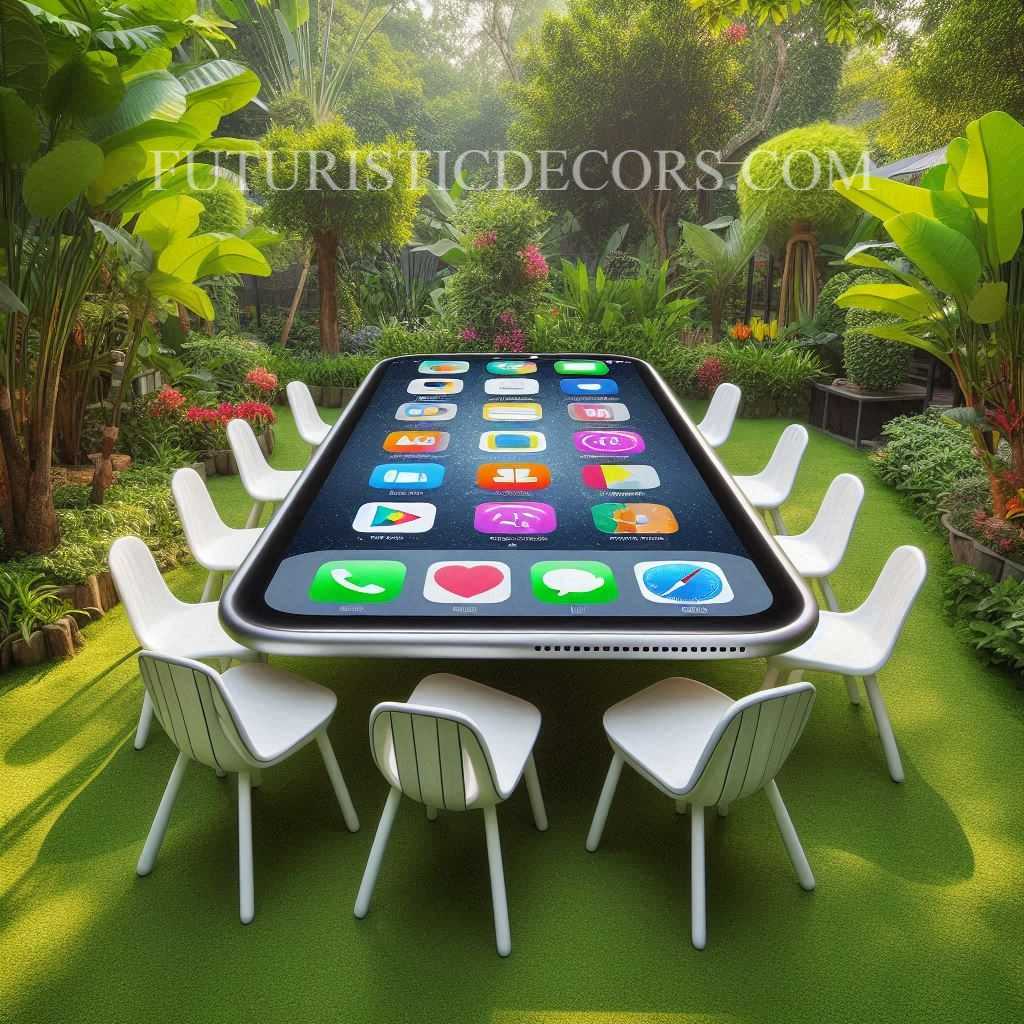 Smartphone Shaped Patio Sets