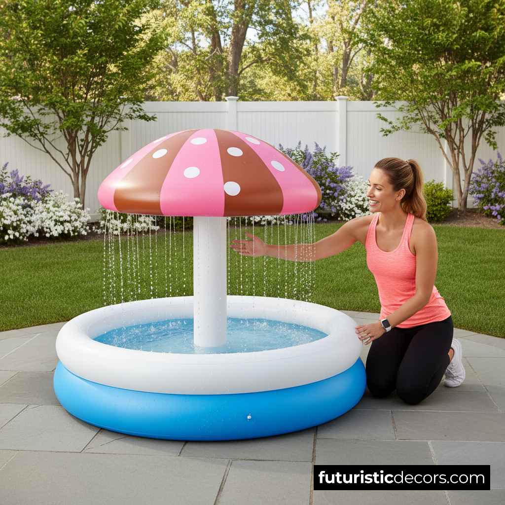 Umbrella shower pools