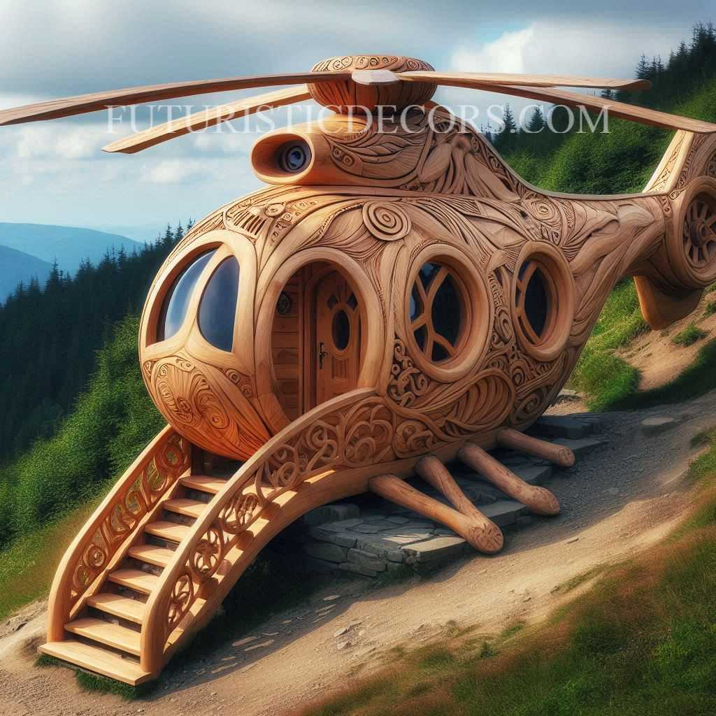 Helicopter Cabin Camping