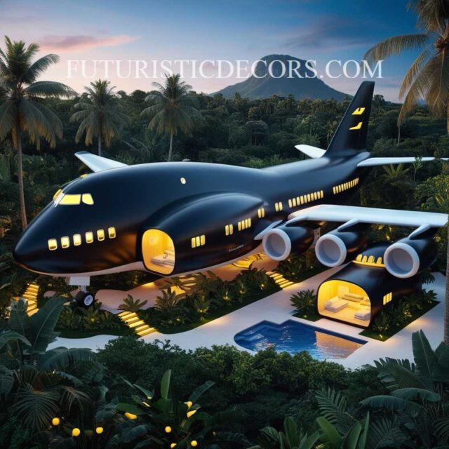 Airplane-Shaped Mansion