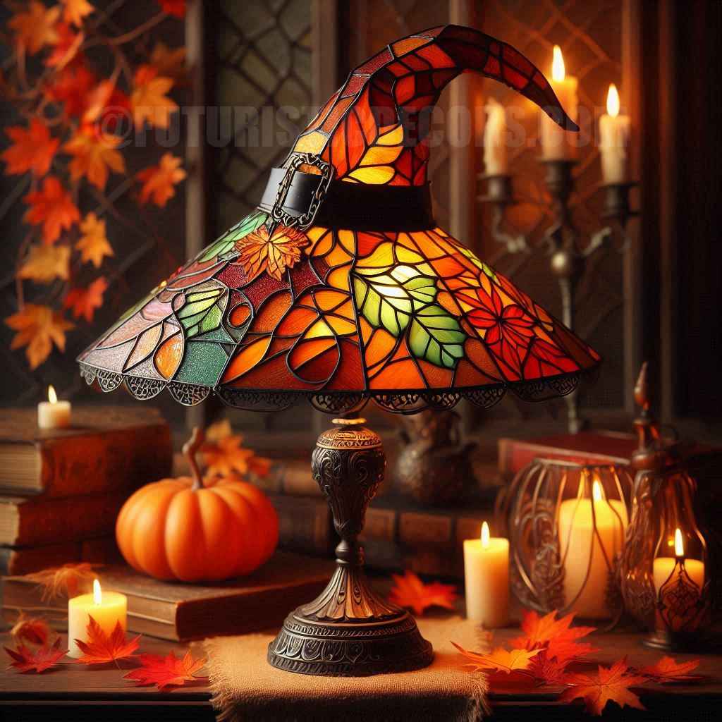 Autumn Witch Lamp