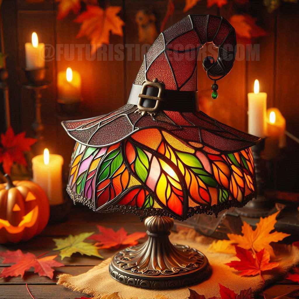 Autumn Witch Lamp