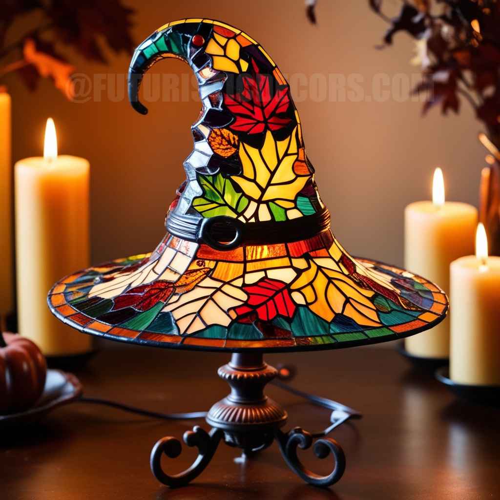 Autumn Witch Lamp