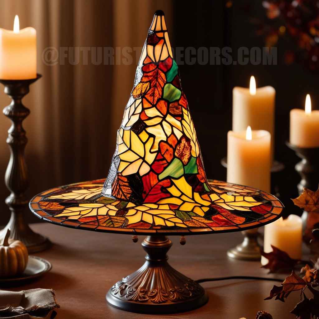 Autumn Witch Lamp