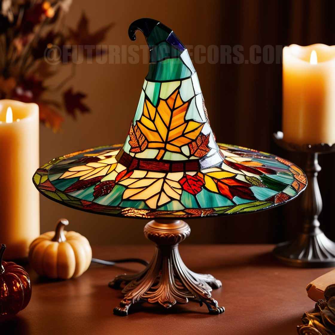 Autumn Witch Lamp