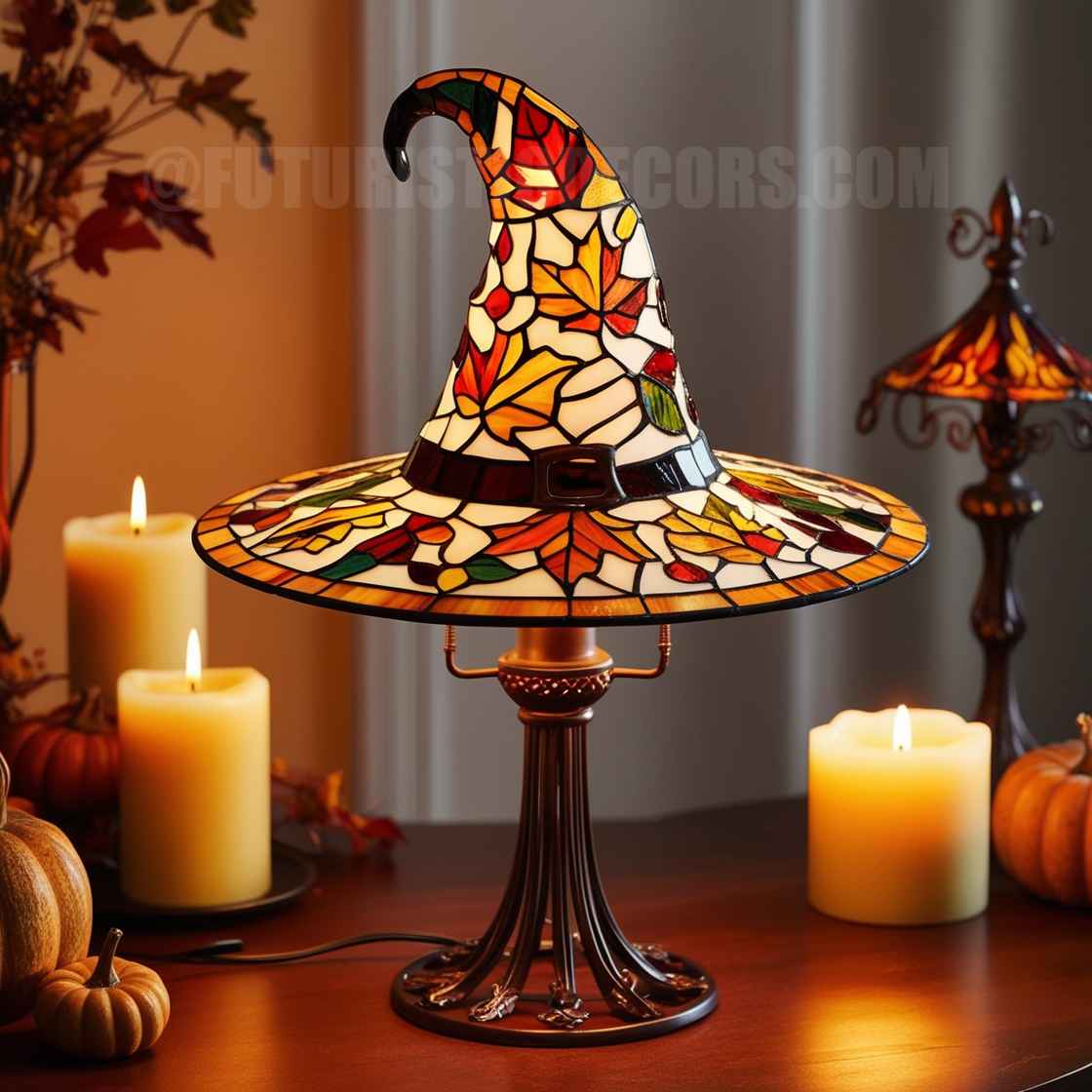 Autumn Witch Lamp