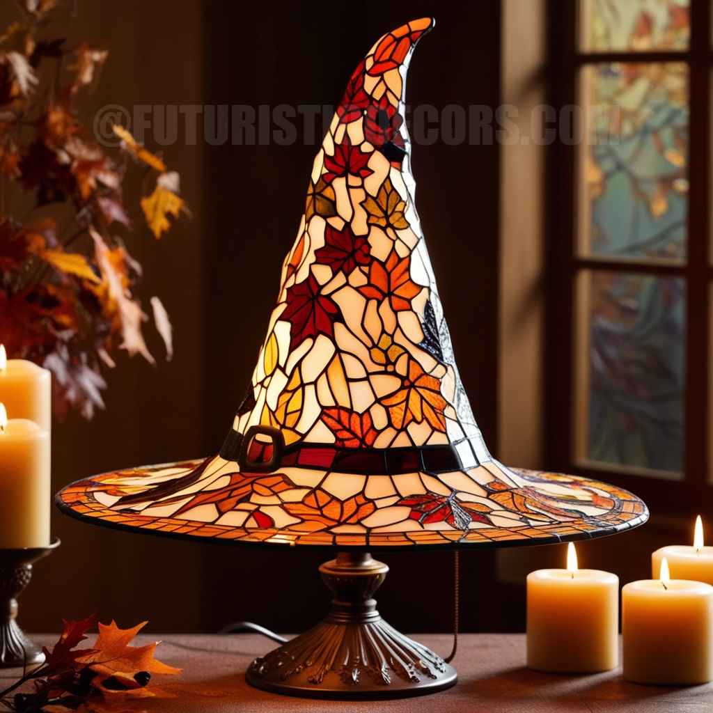 Autumn Witch Lamp