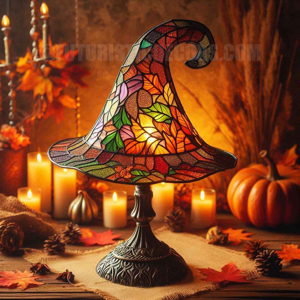 Autumn Witch Lamp