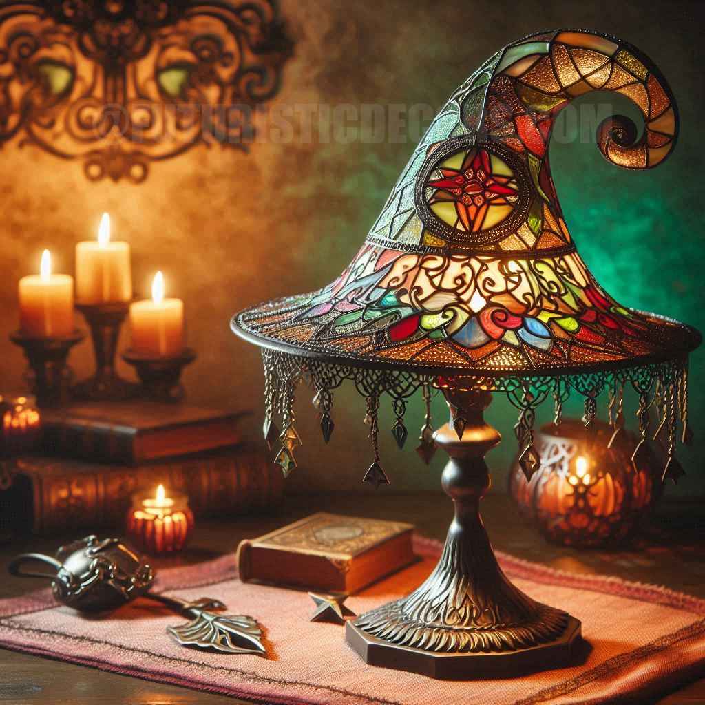 Autumn Witch Lamp