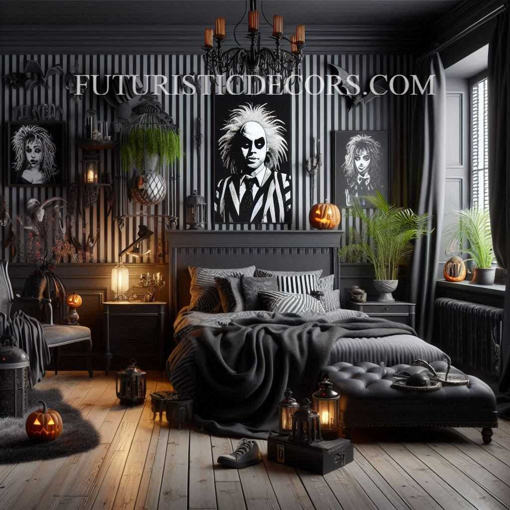 Beetlejuice Bedroom