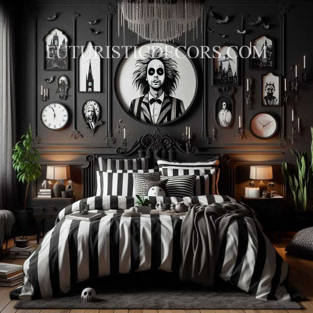 Beetlejuice Bedroom