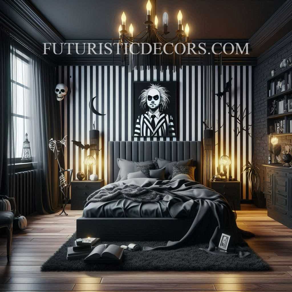 Beetlejuice Bedroom