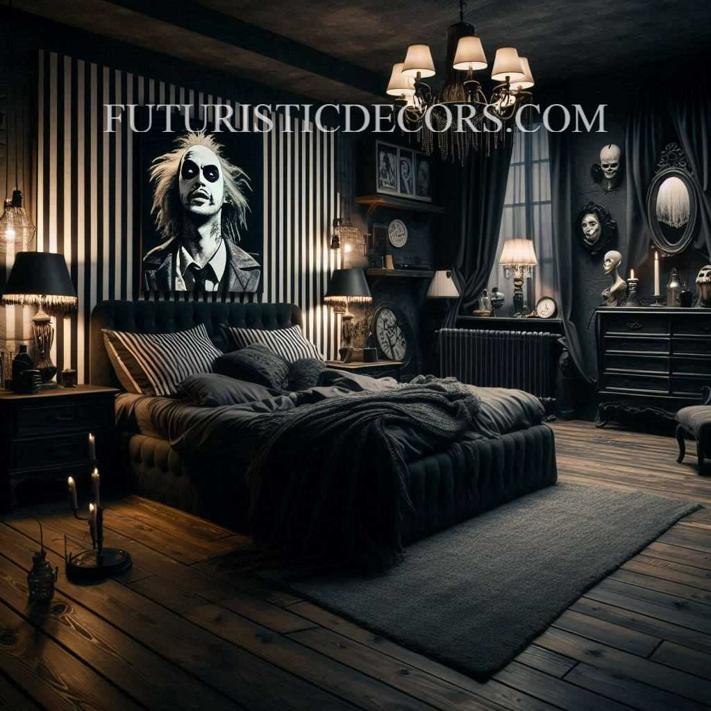 Beetlejuice Bedroom