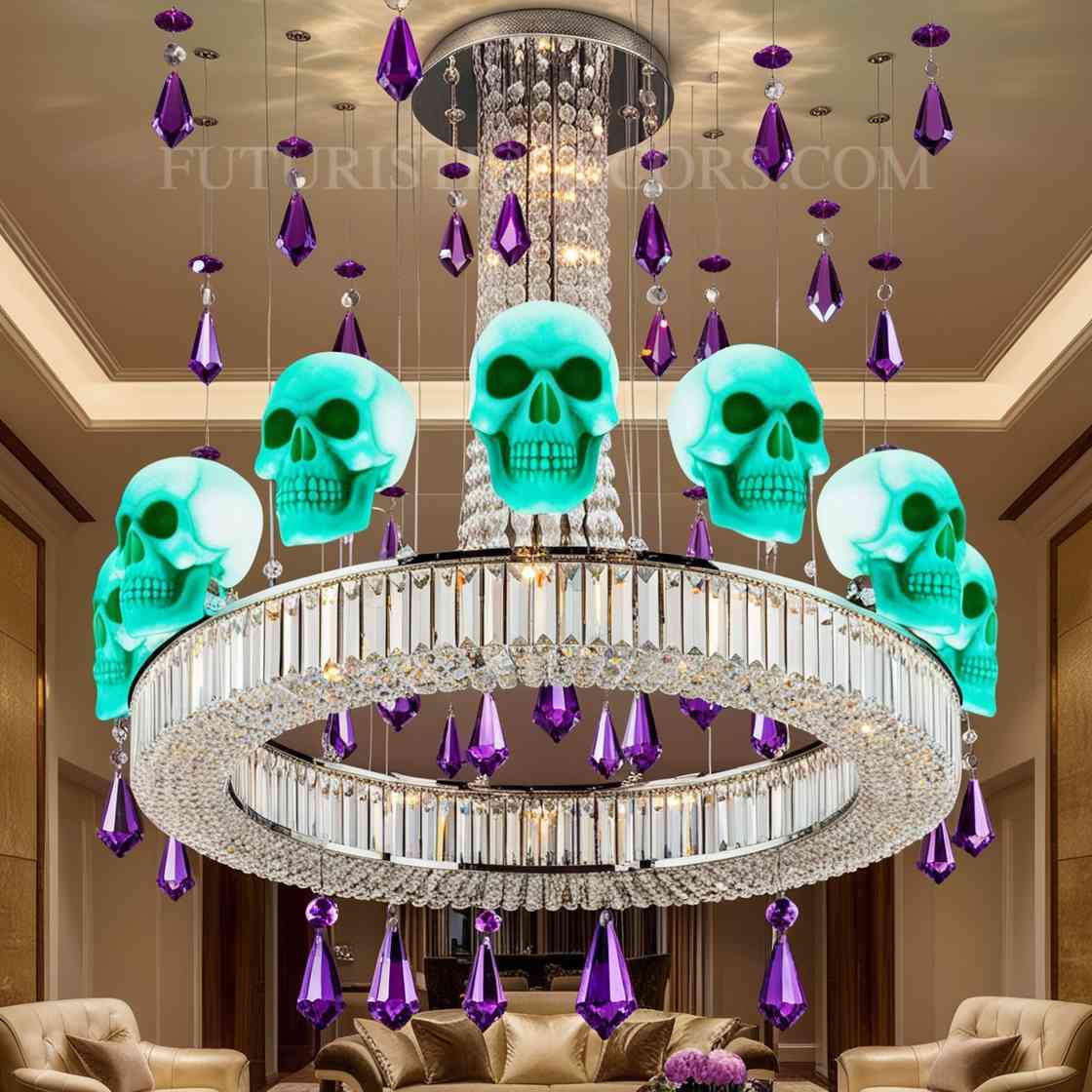 skull Chandelier